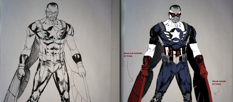 Captain America Early Development Concept Art