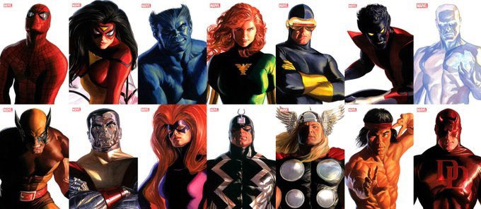 Alex Ross Timeless Marvel Portraits