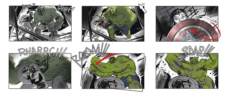 Marvel's Avengers Storyboards