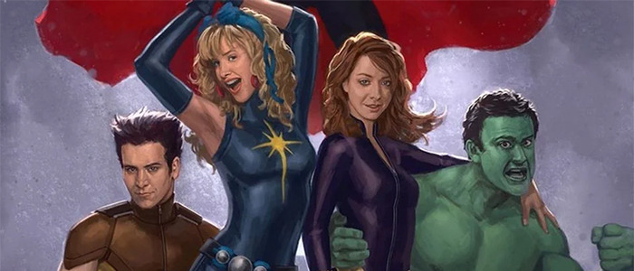 How I Met Your Mother Cast as Marvel Superheroes By Andy Park