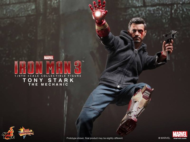 Tony Stark Mechanic Hot Toys