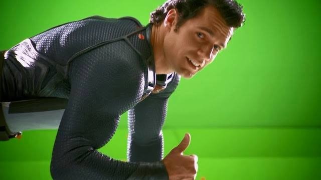 Henry Cavill Green screen