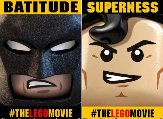 Batman Superman Lego Movie Poster