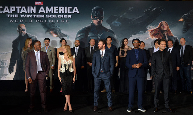 Captain America 2 premiere