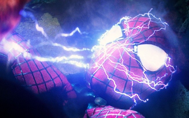 Electro Spider-Man 2 head