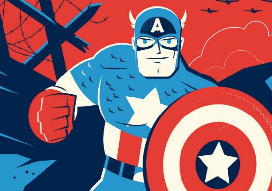 Dave Perillo - Captain America header