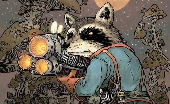 DAVID PETERSON Rocket Raccoon header