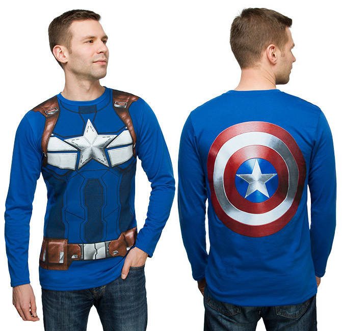 Captain America back shirt