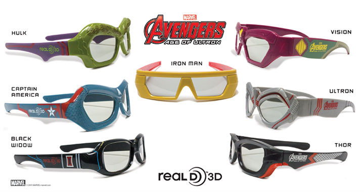 Age of Ultron 3D Glasses