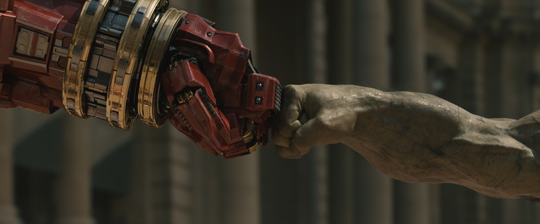 Hulkbuster Hulk Fist bump