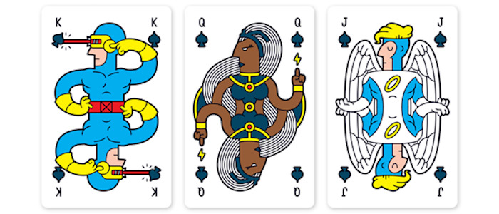 X-Men playing cards header