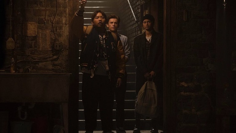 No Way Home Peter, Ned, MJ