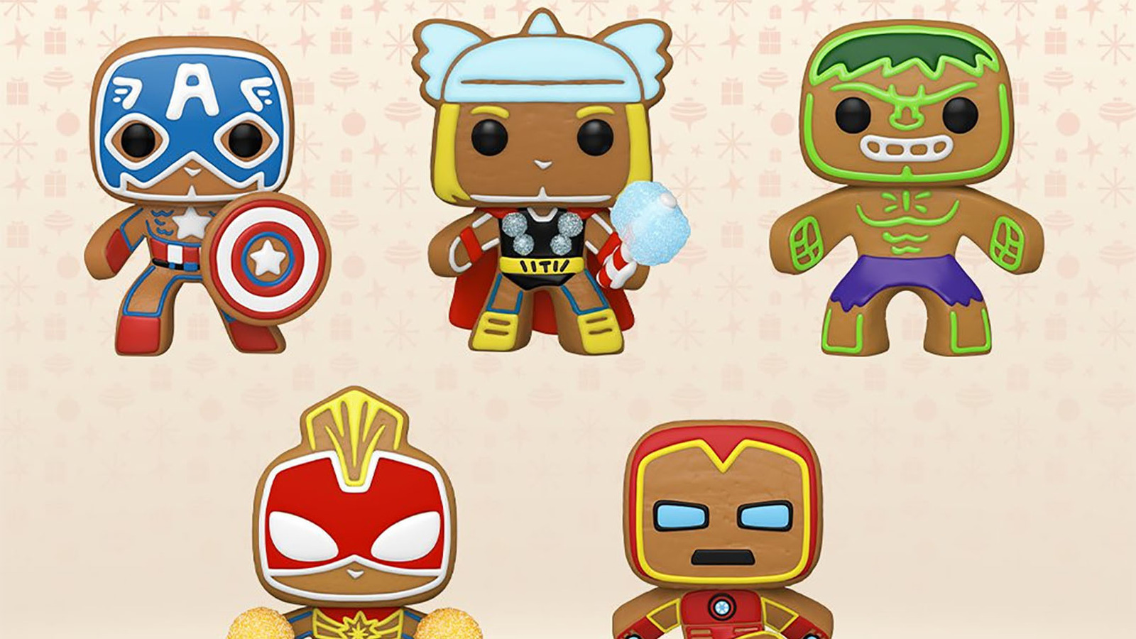 marvel gingerbread funko