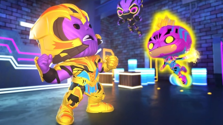 Marvel Funko Black Light short