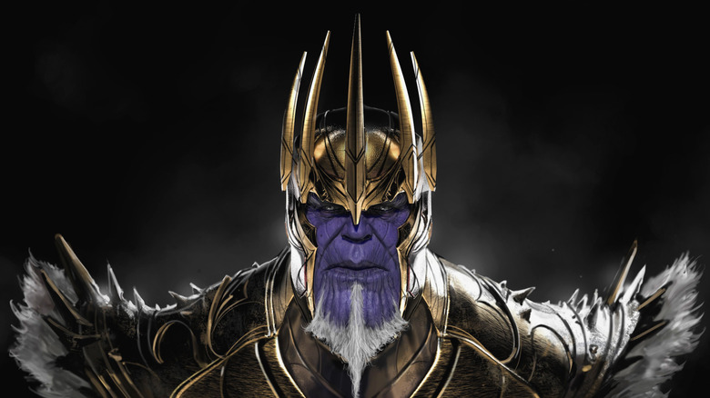 King Thanos Avengers Campus artwork 