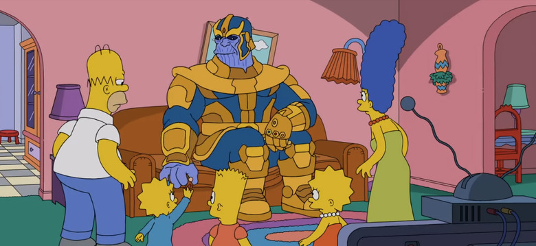 The Simpsons Thanos Couch Gag