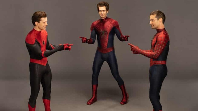 Spider-Man No Way Home pointing meme