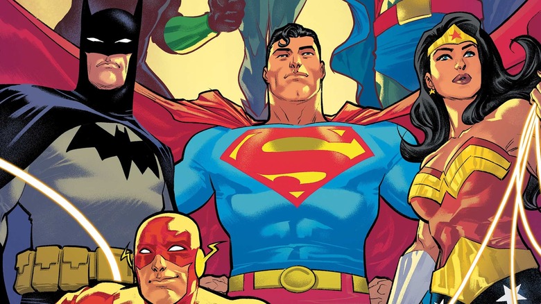 Justice League comic book artwork