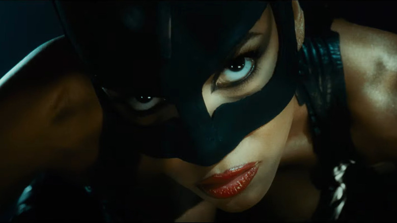 Catwoman glaring