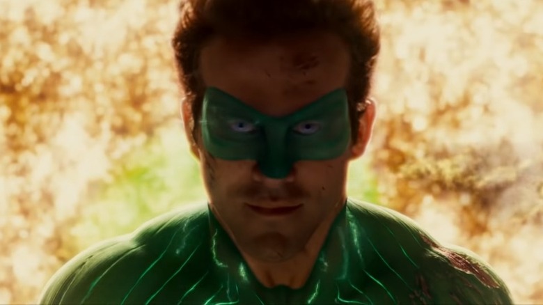 Green Lantern smirking