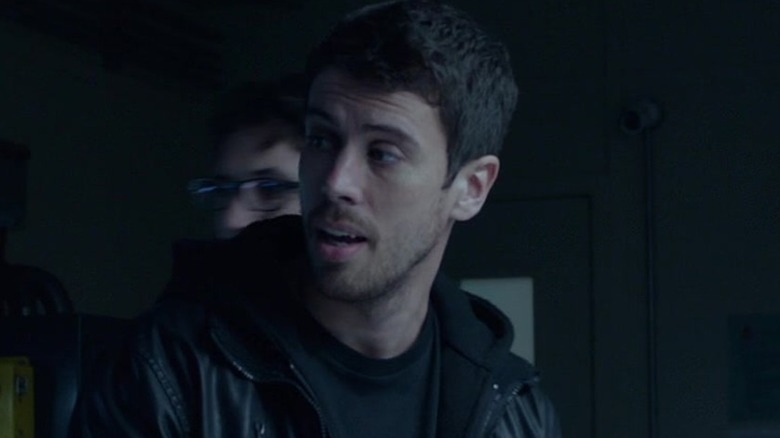 Tobey Kebbell as Victor Von Doom in the lab in Fantastic Four (2015)