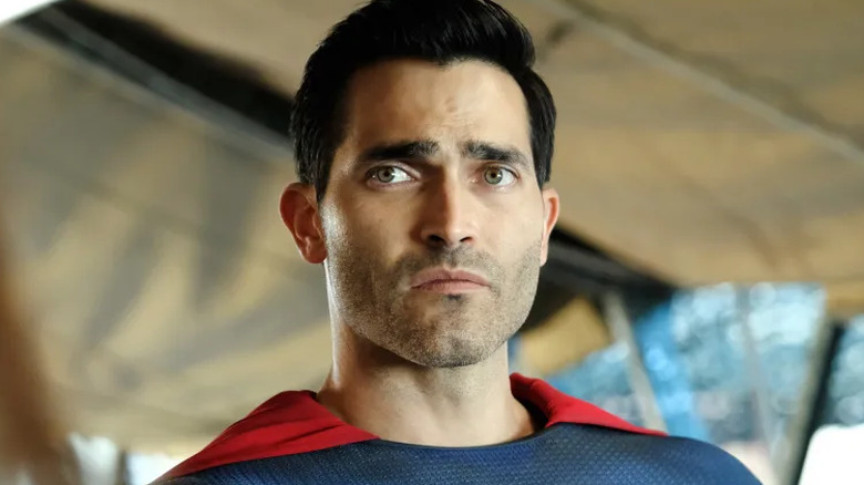 Superman standing inspirationally in Superman & Lois