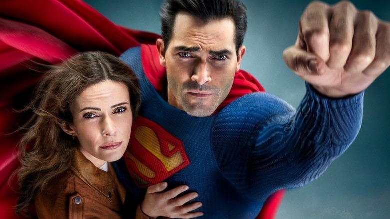 Tyler Hoechlin and Bitsie Tulloch in Superman & Lois