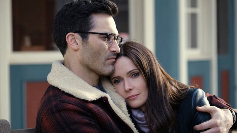 Tyler Hoechlin and Bitsie Tulloch in Superman & Lois