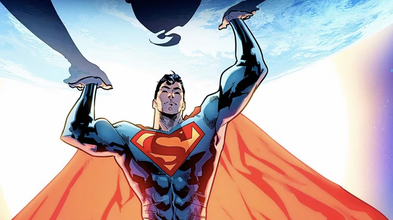 Superman holding up the world
