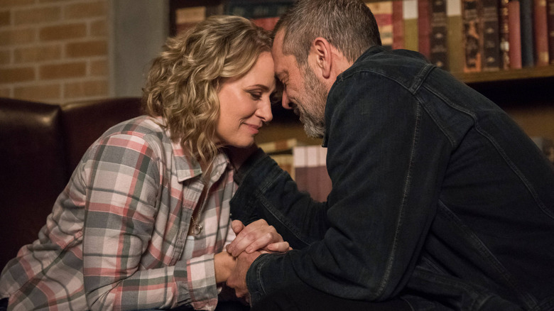 Jeffrey Dean Morgan and Samantha Smith in Supernatural