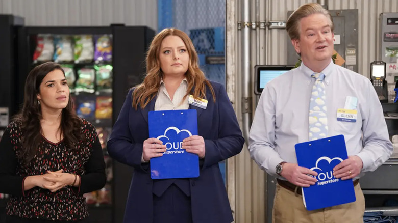 America Ferrera, Lauren Ash, and Mark McKinney on Superstore