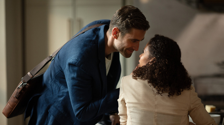 Gugu Mbatha-Raw and Oliver Jackson-Cohen in SURFACE