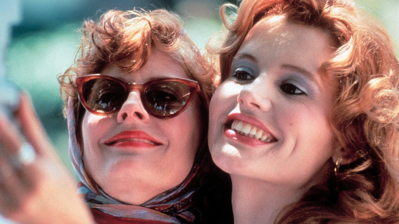 Geena Davis and Susan Sarandon in Thelma and Louise