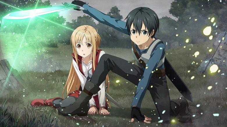 Kazuto Kirigaya and Asuna Yuuki