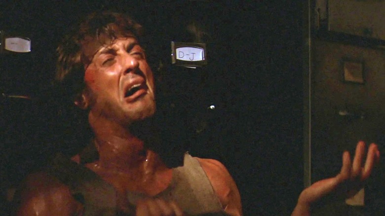Rambo breaking down in tears in Fist Blood