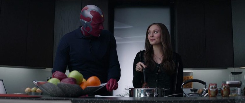 vision and scarlet witch