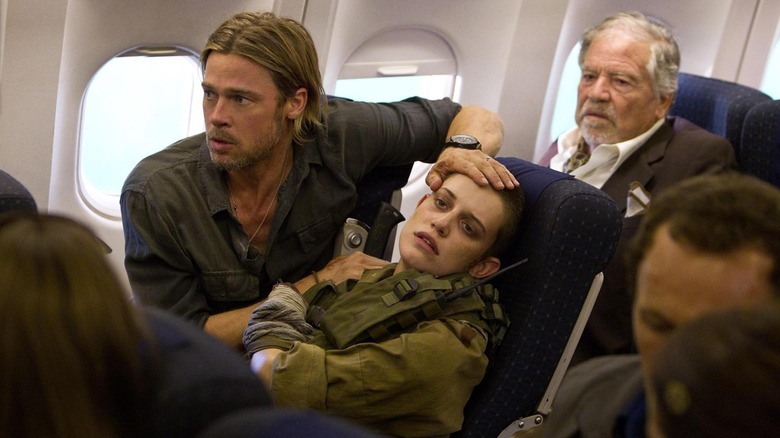 World War Z plane scene