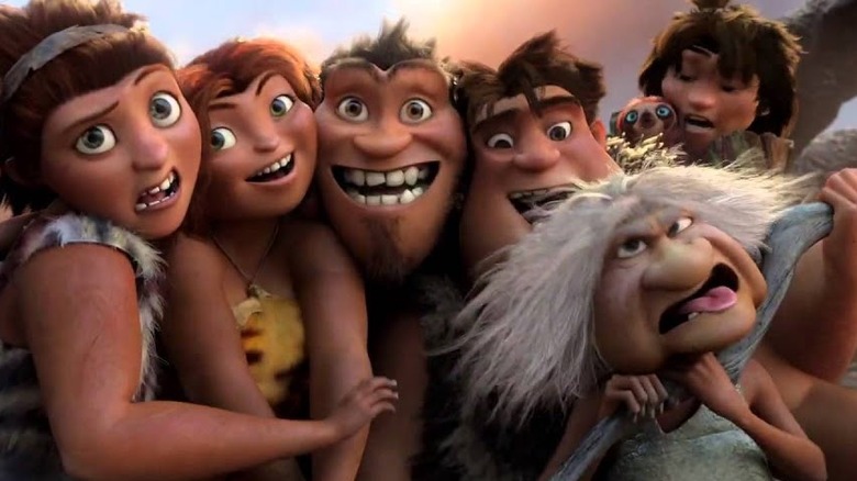 The Croods 2013 family photo 