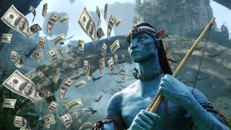 Avatar Jake Scully 100 dollar bills