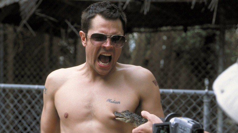 Jackass alligator nipple bite