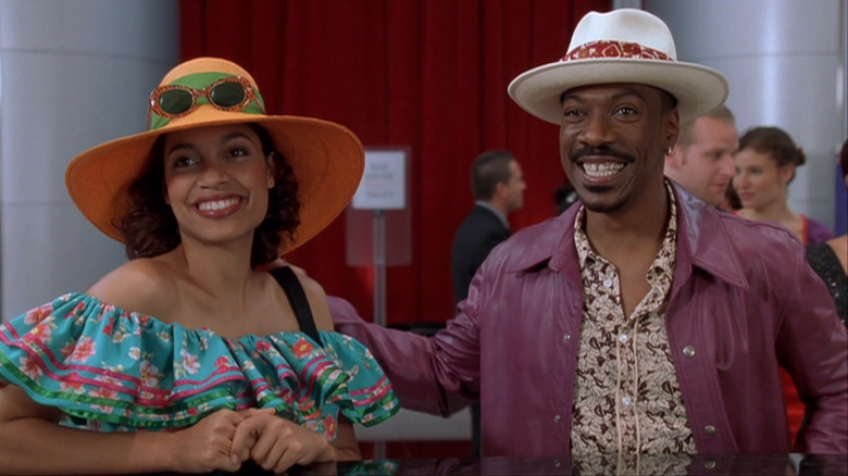 Pluto Nash Rosario Dawson and Eddie Murphy