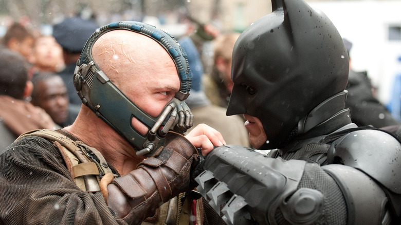 Dark Knight Rises Batman Bane fight
