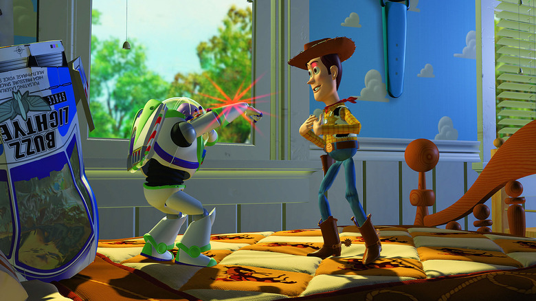 Pixar Buzz and Woody 