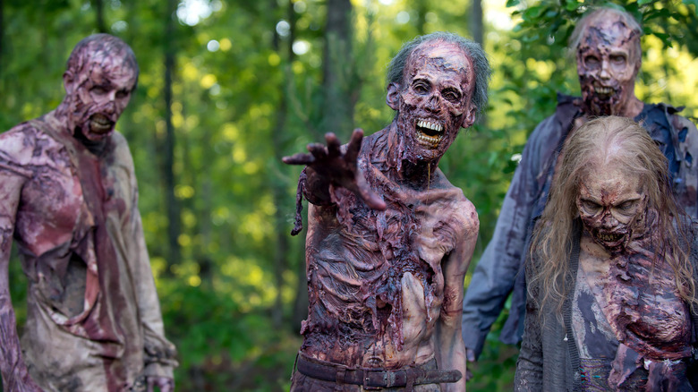 The welcoming committee from "The Walking Dead"
