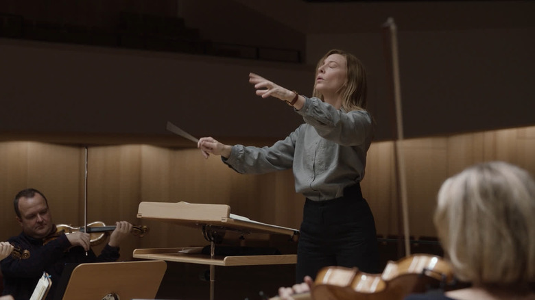 Cate Blanchett conducting in Tár