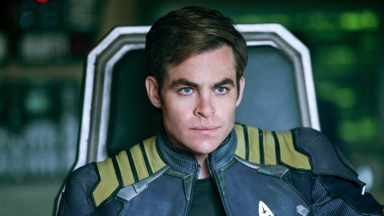 Captain Kirk Chris Pine in Captain Chair