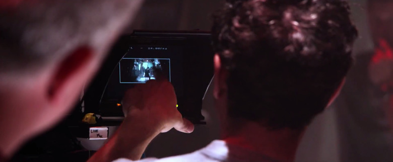 Star Wars: The Force Awakens: on set monitor