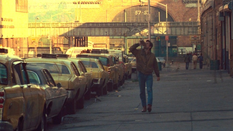 Sidewalk Shot in Taxi Driver