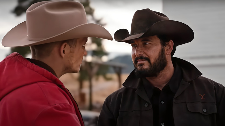 Rip and Jimmy say goodbye on Yellowstone