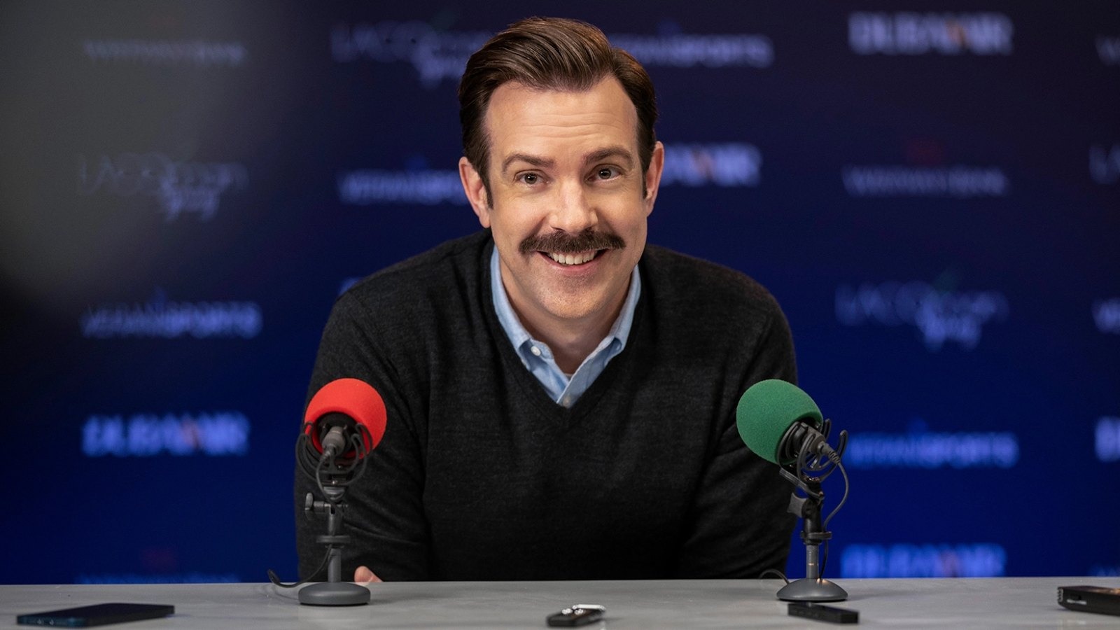 Jason Sudeikis With The Apple TV+ 'Ted Lasso' Team In London – Deadline